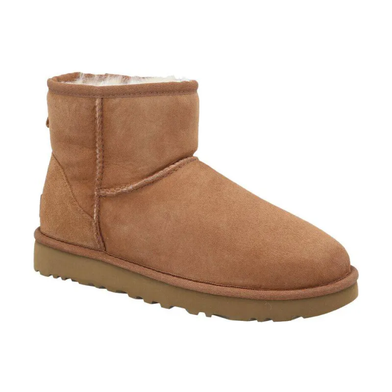 UGG Skórzane śniegowce Classic Mini II