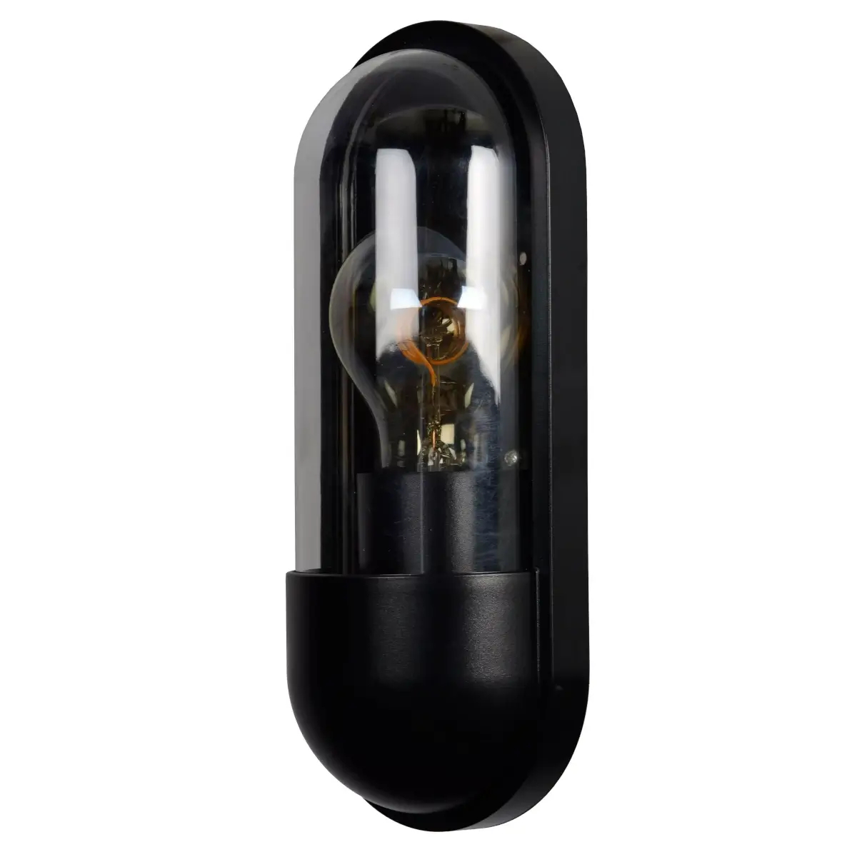 Kinkiet na ścianę CAPSULE 29897/01/30 Lucide IP54 loft czarna