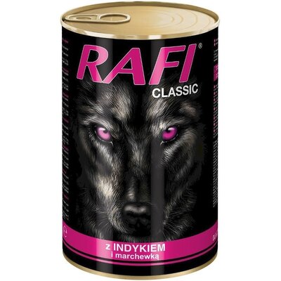 Rafi Pies Classic Indyk i marchewka w sosie 1240g MS_16065