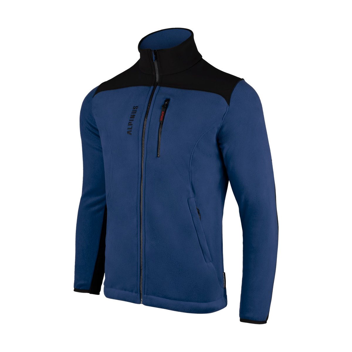 Bluza męska polarowa Alpinus Caen 200 granatowo-czarna XL