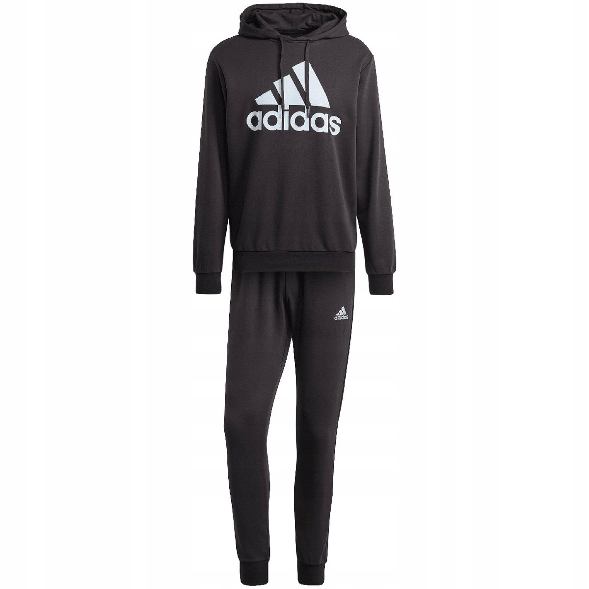 Dres męski adidas Big Logo Terry Track Suit czarny IJ8555 XL