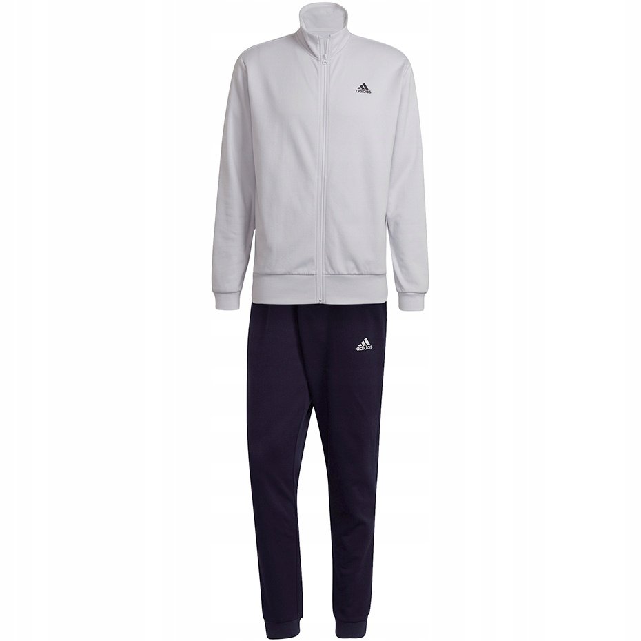 Dres męski adidas Logo Graphic Track Suit szaro-granatowy H61134 M