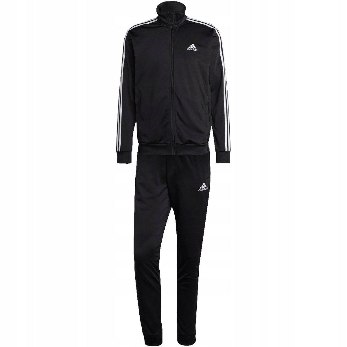 Dres męski adidas Basic 3-Stripes Tricot czarny IC6747 2XL
