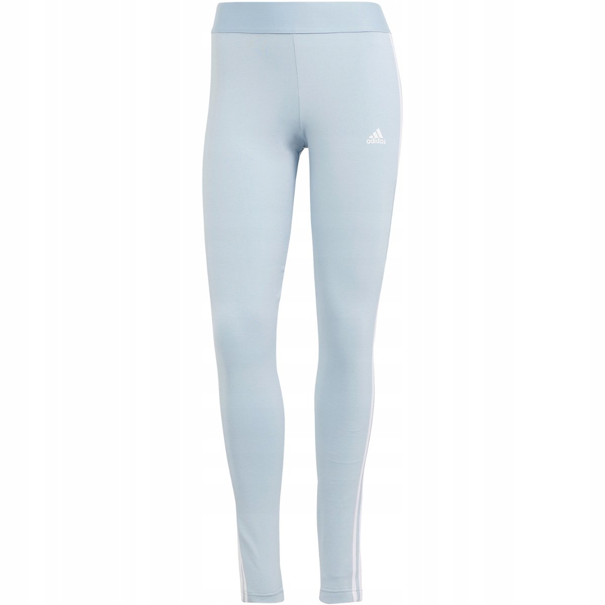 Legginsy damskie adidas Loungewear Essentials 3-Stripes błękitne IR5348 L