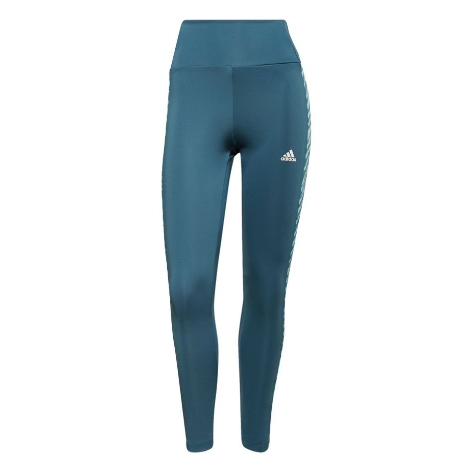 Legginsy damskie adidas Designed to Move Hi niebieskie GT0136 L