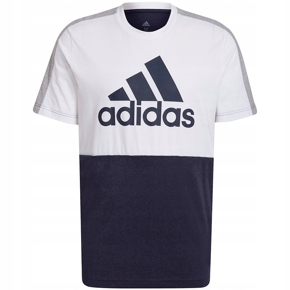 Koszulka męska adidas M CB T biało-granatowa HE4329 S