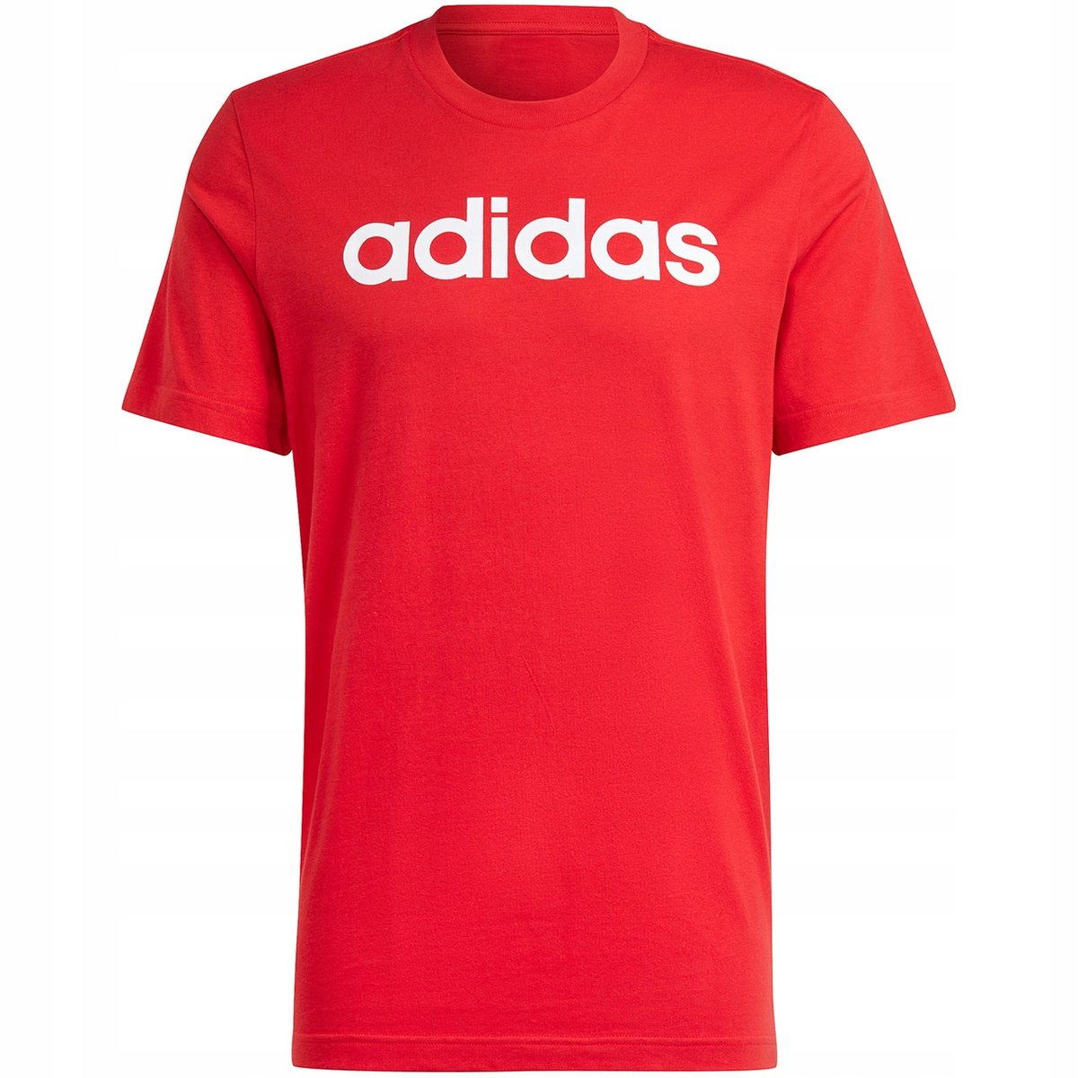 Koszulka męska adidas Essentials Single Jersey Linear Embroidered Logo czer
