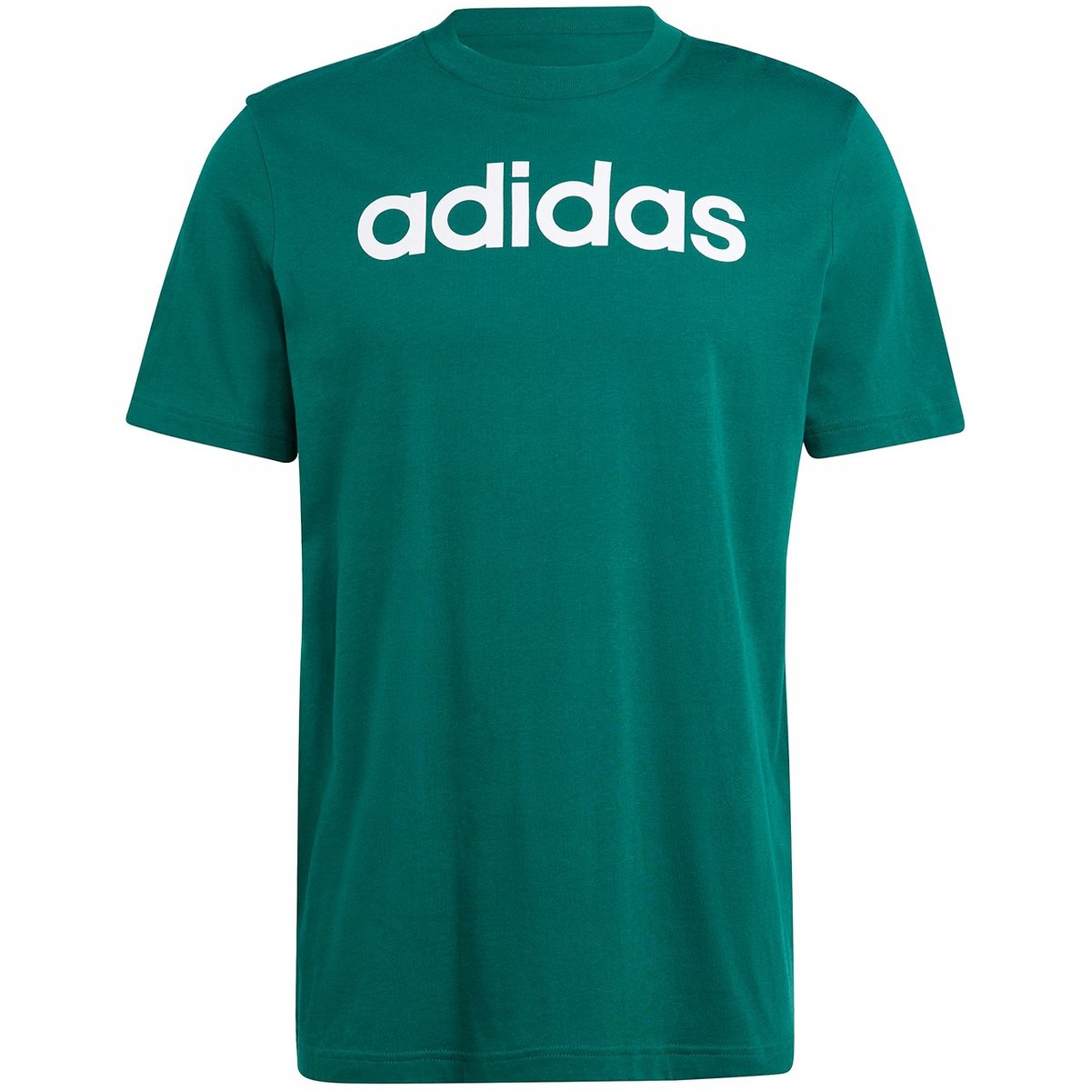 Koszulka męska adidas Essentials Single Jersey Linear Embroidered Logo Tee