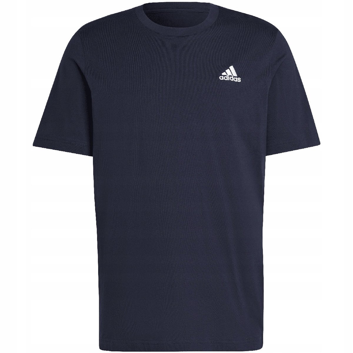 Koszulka męska adidas Essentials Jersey Embroidered Small Logo granatowa HY
