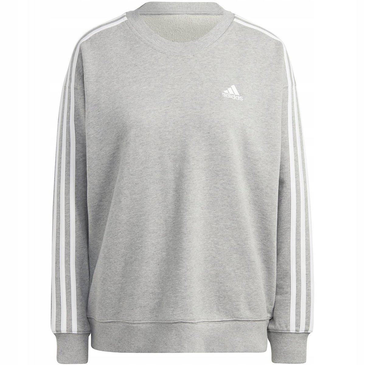 Bluza damska adidas Essentials 3-Stripes szara IC9905 M