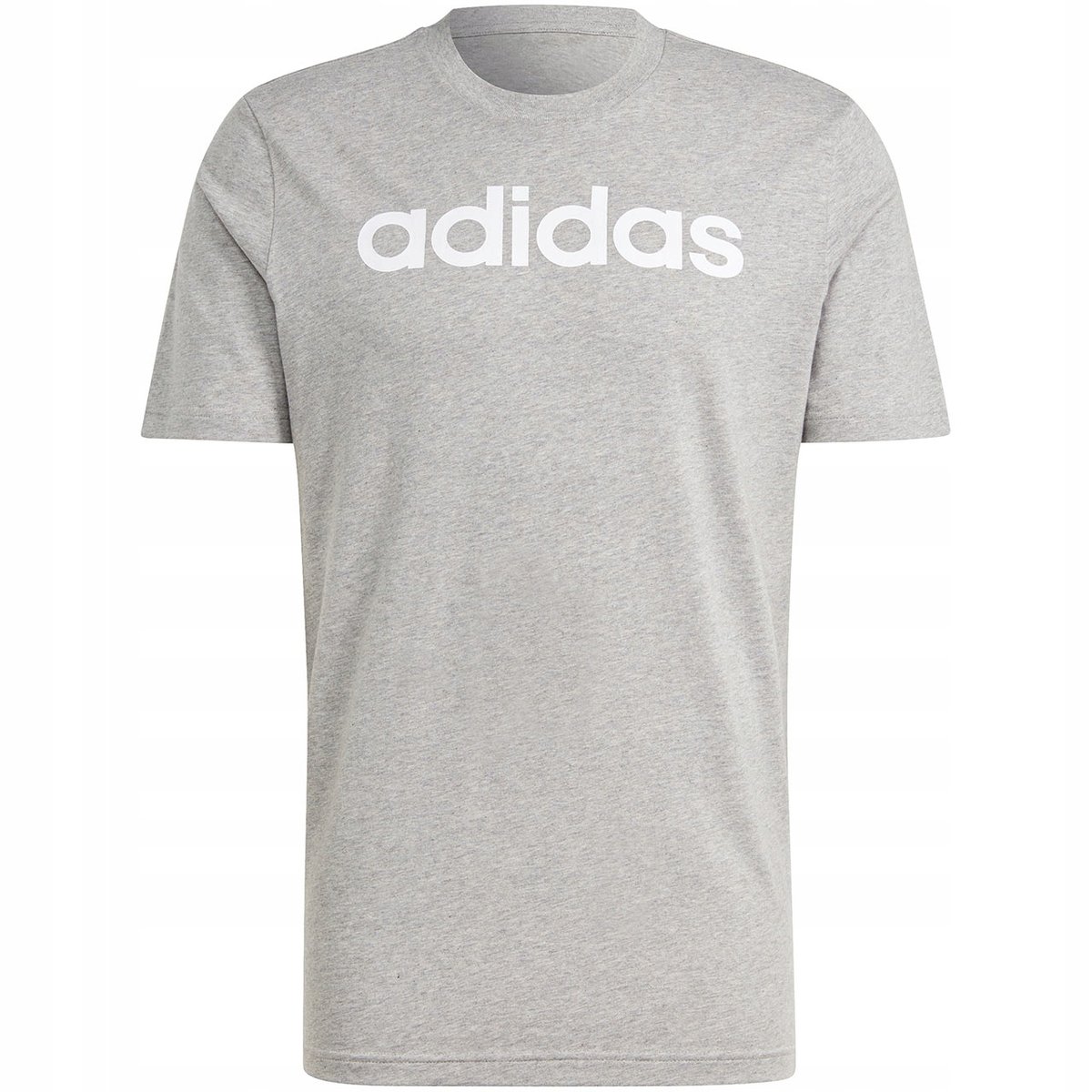Koszulka męska adidas Essentials Single Jersey Linear Embroidered Logo Tee
