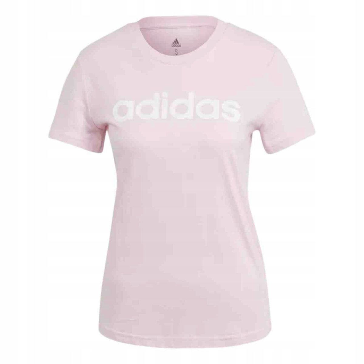 Koszulka damska adidas Loungwear Essentials Slim Logo Tee różowa GL0771 XS