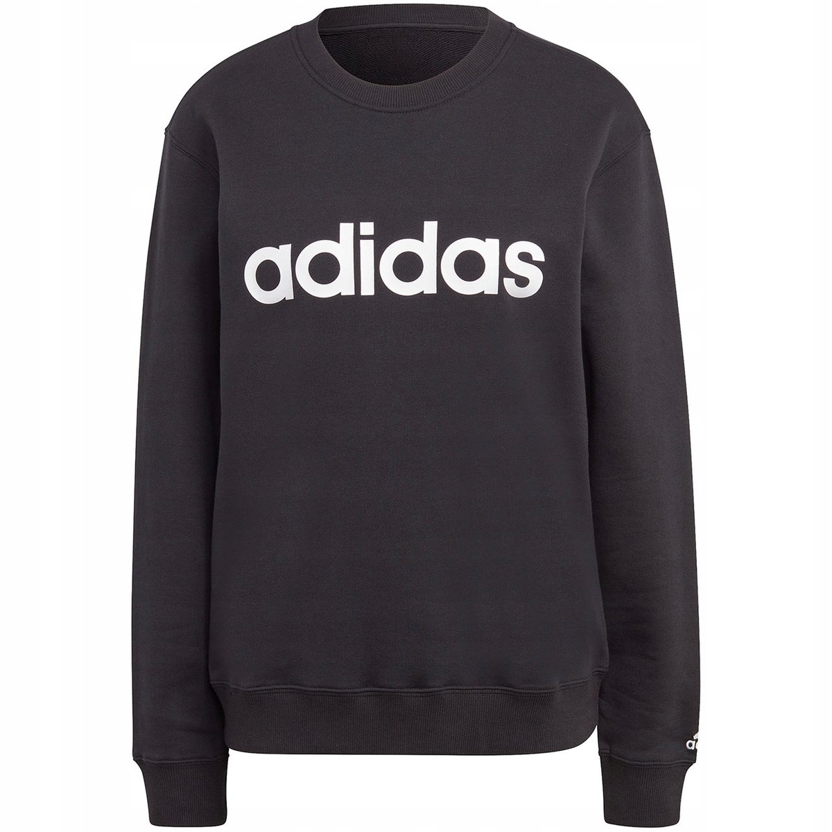 Bluza damska adidas Essentials Linear French Terry czarna IC6878 XL