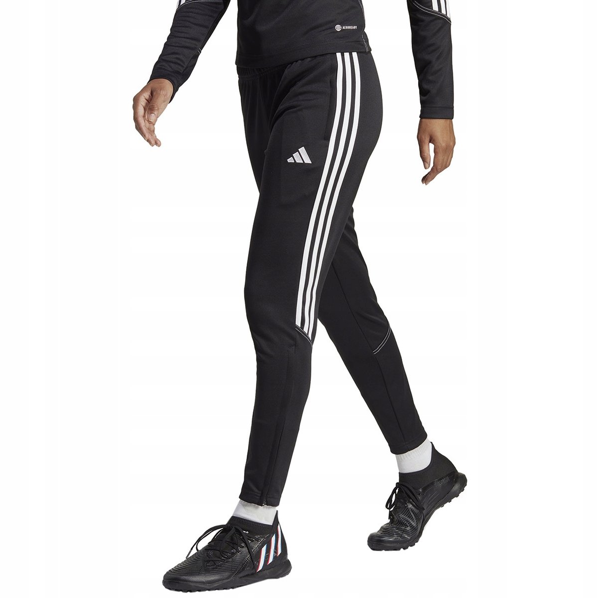 Spodnie damskie adidas Tiro 23 Club Training czarno-białe HS9530 2XL