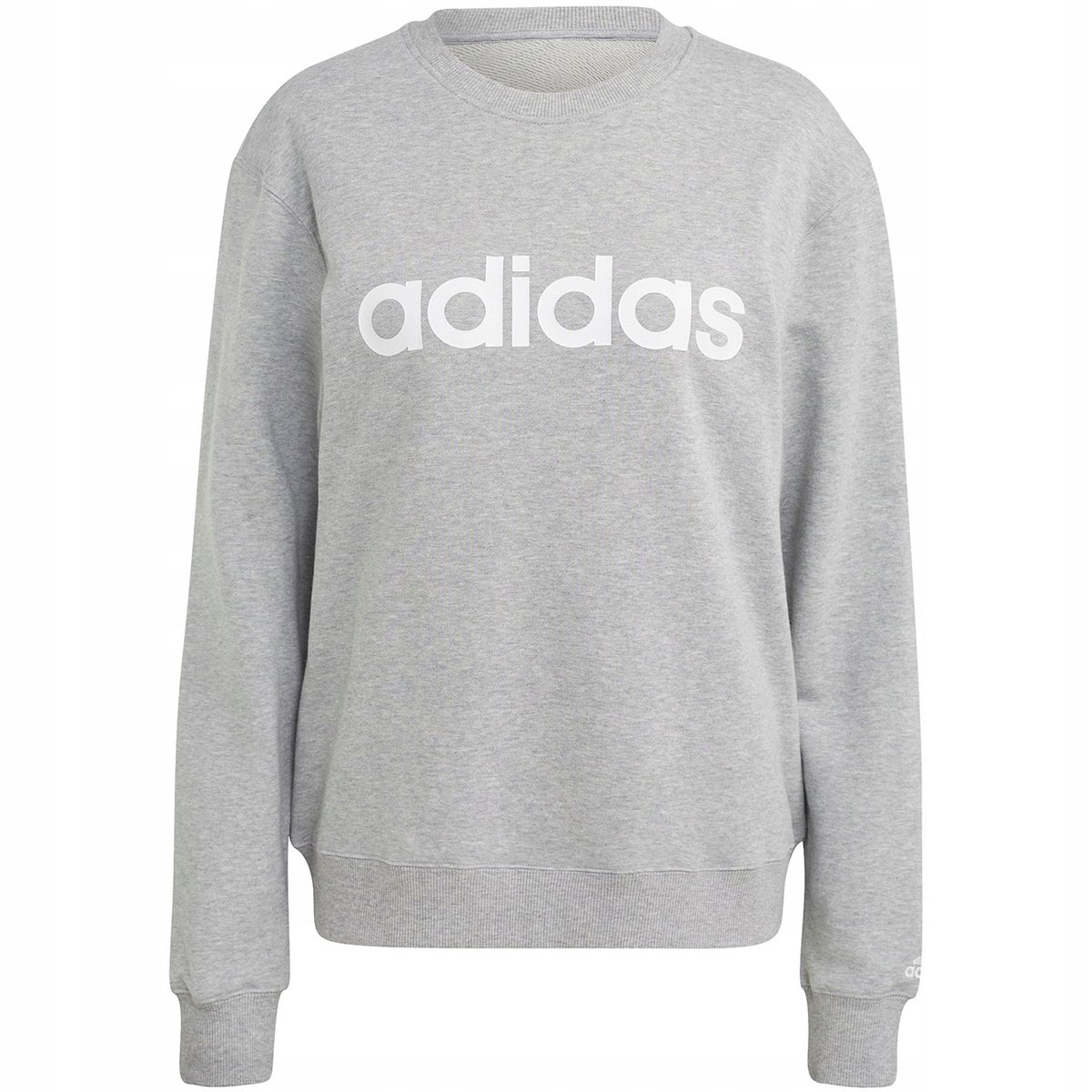 Bluza damska adidas Essentials Linear French Terry szara IC6880 XL