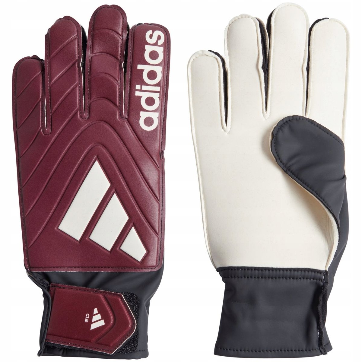Rękawice bramkarskie adidas Copa Club bordowe IQ4017 8,5