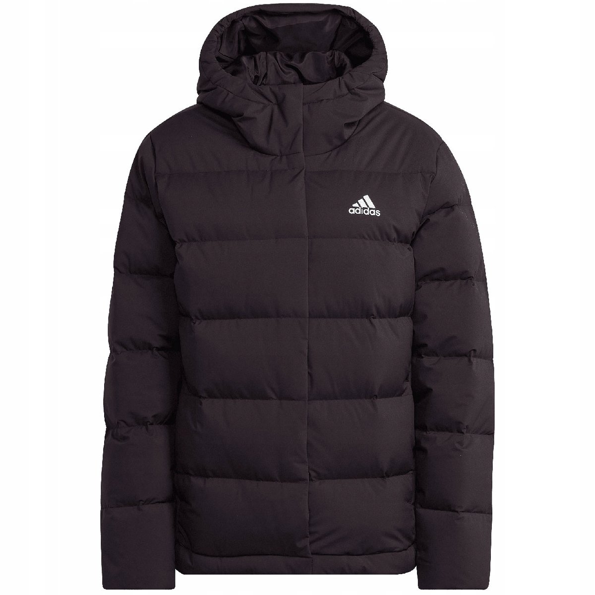 Kurtka damska adidas Helionic Hooded Down czarna HG8747 L