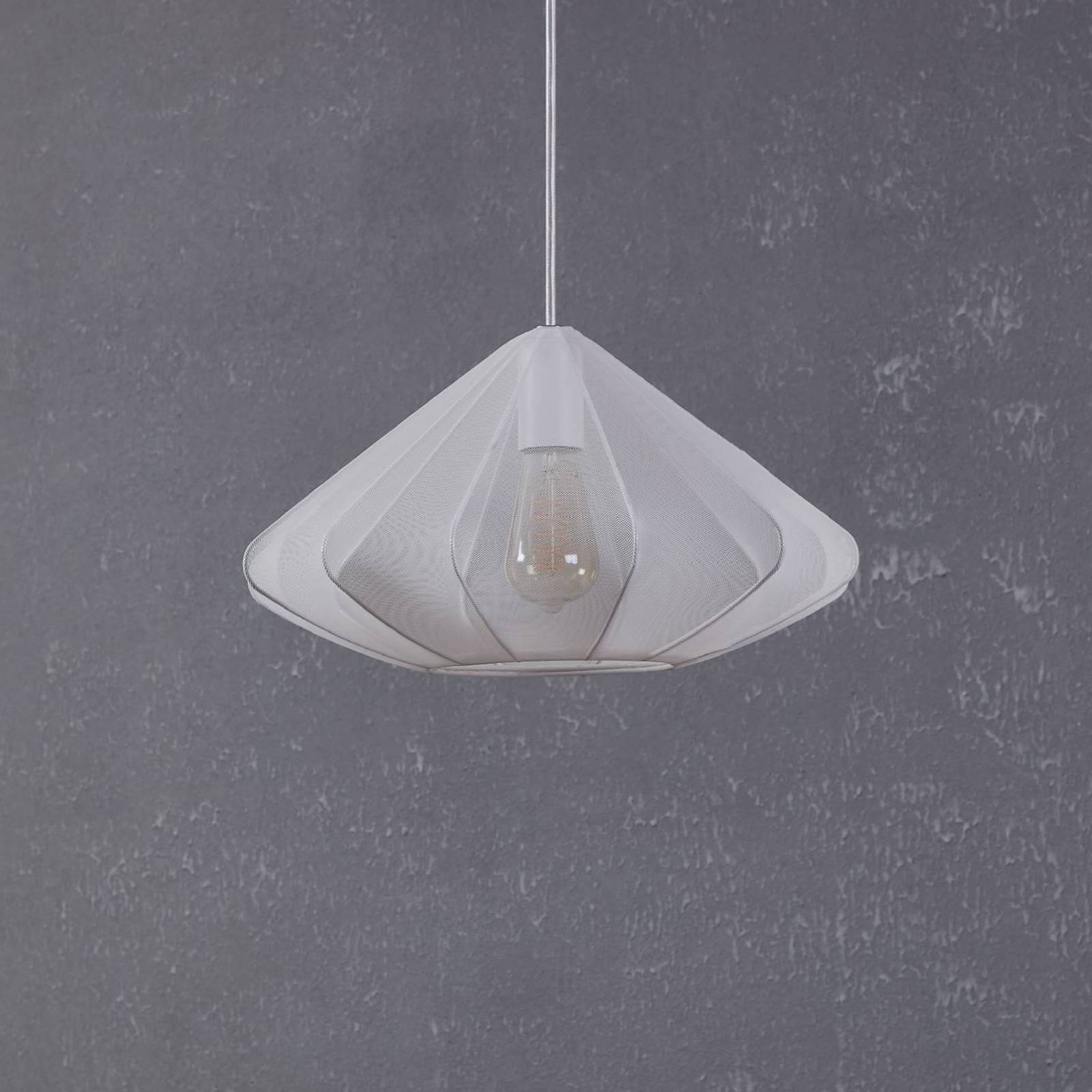 EGLO Lampa wisząca Dolwen, biała, Ø 42,5 cm