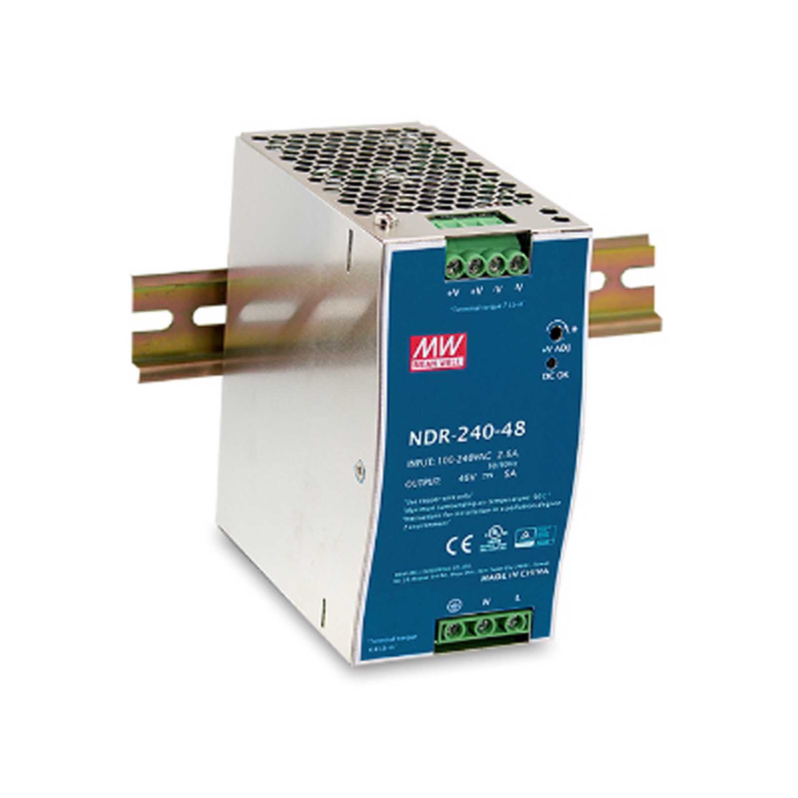 Zasilacz na szynę DIN 48V/5A 240W, NDR-240-48