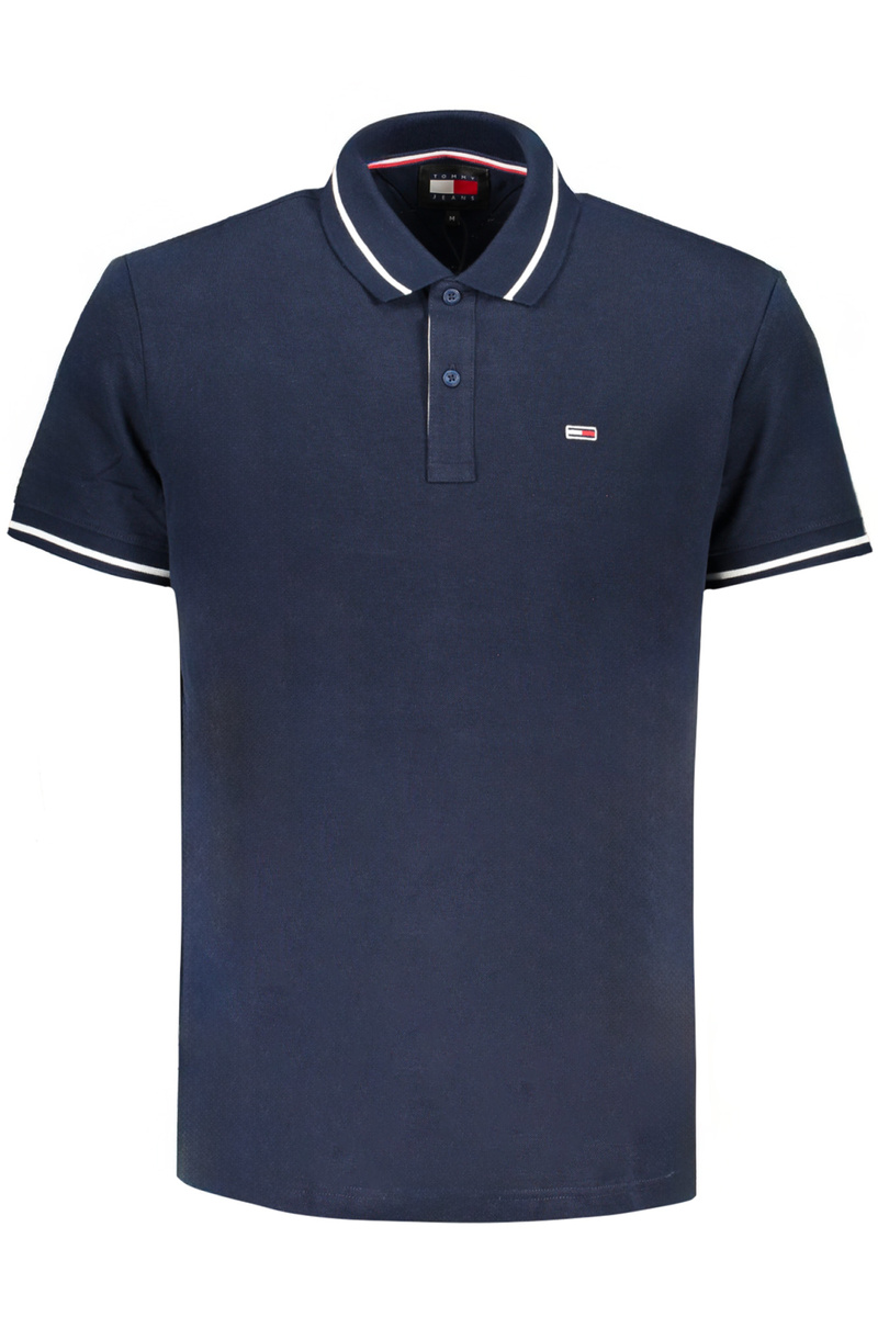MĘSKA KOSZULKA POLO Z KRÓTKIM RĘKAWEM TOMMY HILFIGER NIEBIESKA