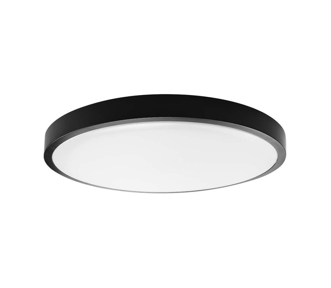 LED Plafon łazienkowy LED/18W/230V IP44 4000K śr. 25 cm czarny
