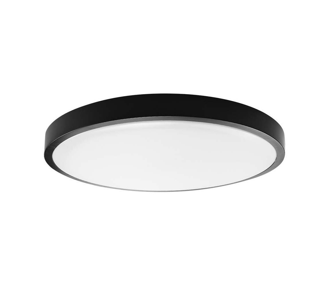 LED Plafon łazienkowy LED/18W/230V IP44 6500K śr. 25 cm czarny