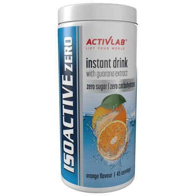 Izotonik ACTIVLAB Isoactive Zero Pomarańczowy (225 g)