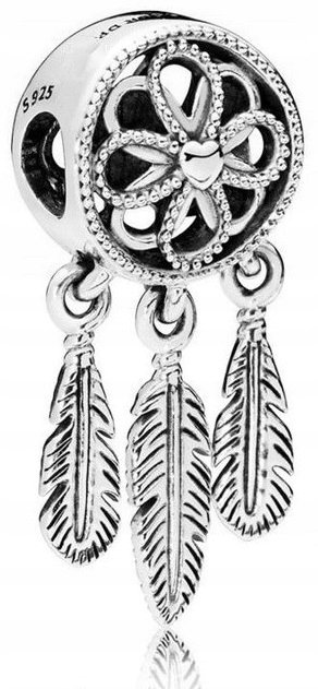 Charms ŁAPACZ do bransolet modułowych SREBRO C1
