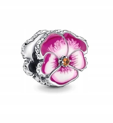 Charms ORCHIDEA do bransolet SREBRO C232