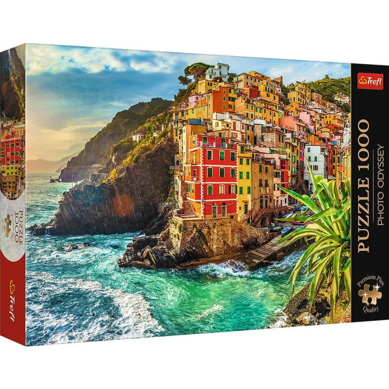 Puzzle 1000 elementów Premium Plus Quality Miasteczko Riomaggiore Włochy