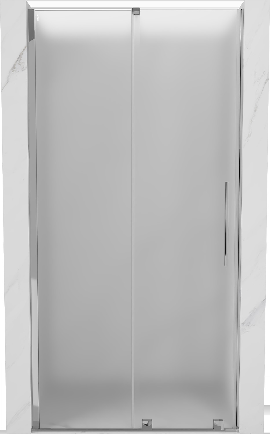 Mexen Velar drzwi prysznicowe rozsuwane 120 cm, szron, chrom - 871-120-000-31-01