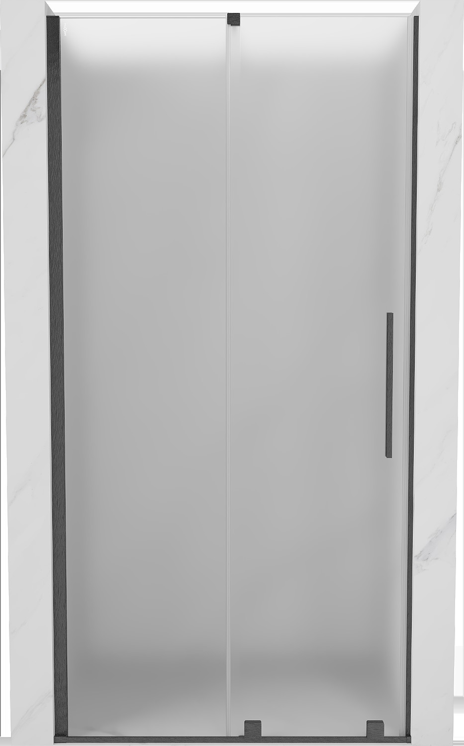 Mexen Velar drzwi prysznicowe rozsuwane 90 cm, szron, gun gray szczotkowany - 871-090-000-31-66