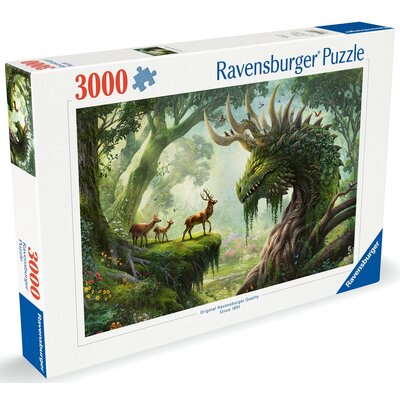 Puzzle RAVENSBURGER Quality Przebudzenie leśnego smoka 12000808 (3000 elementów)