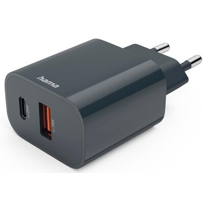 Ładowarka siecowa HAMA ECOSENTIAL 20W PD Antracyt