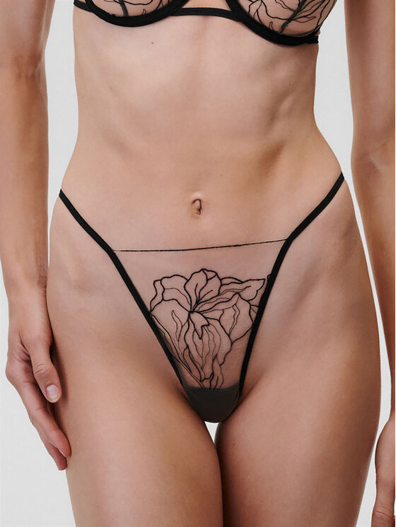 Undress Code Stringi Blossom 659 Czarny