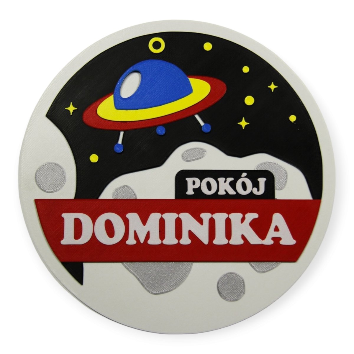 Tabliczka na drzwi DOWOLNE IMIĘ Kosmos