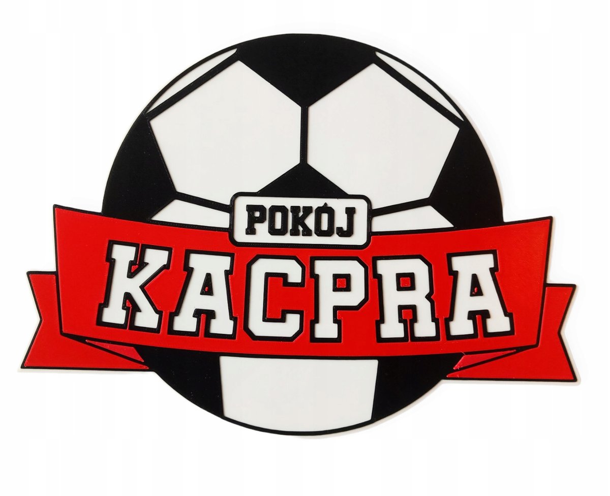 Tabliczka na drzwi DOWOLNE IMIĘ Piłka Nożna