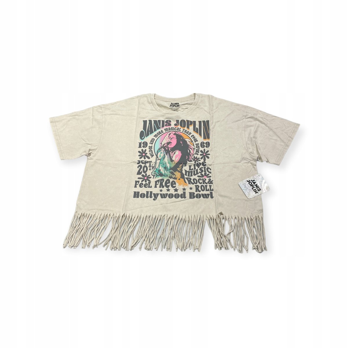 Koszulka T-shirt damski krótki rękaw Janis Joplin L