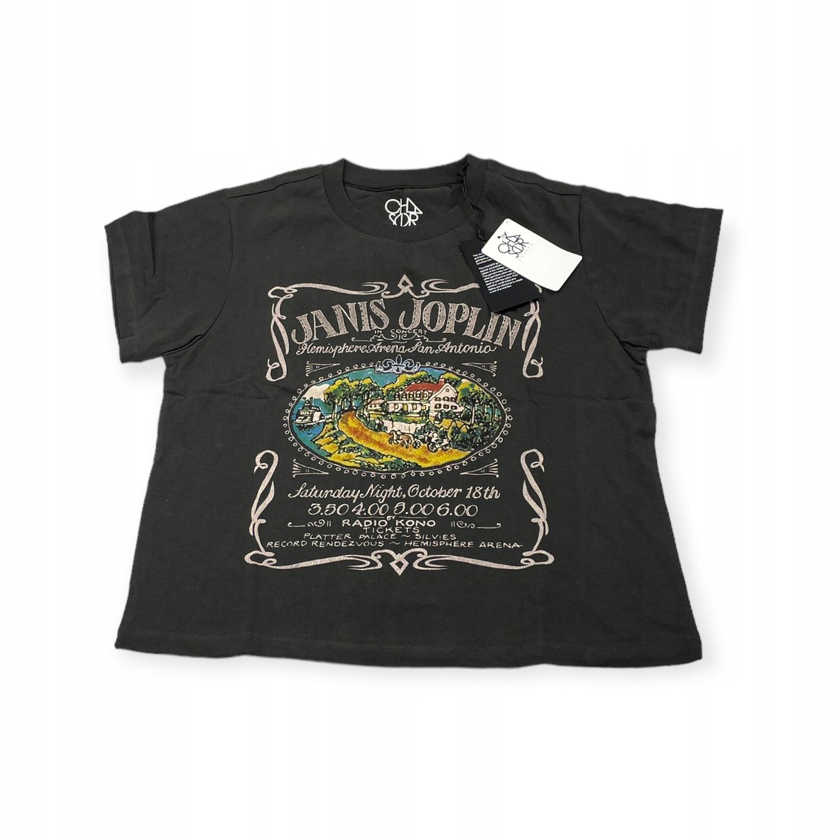 Koszulka T-shirt damski krótki rękaw Chaser Janis Joplin S