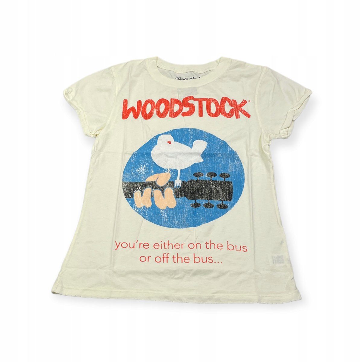 Koszulka T-shirt damski krótki rękaw Woodstock Recycled Karma XS