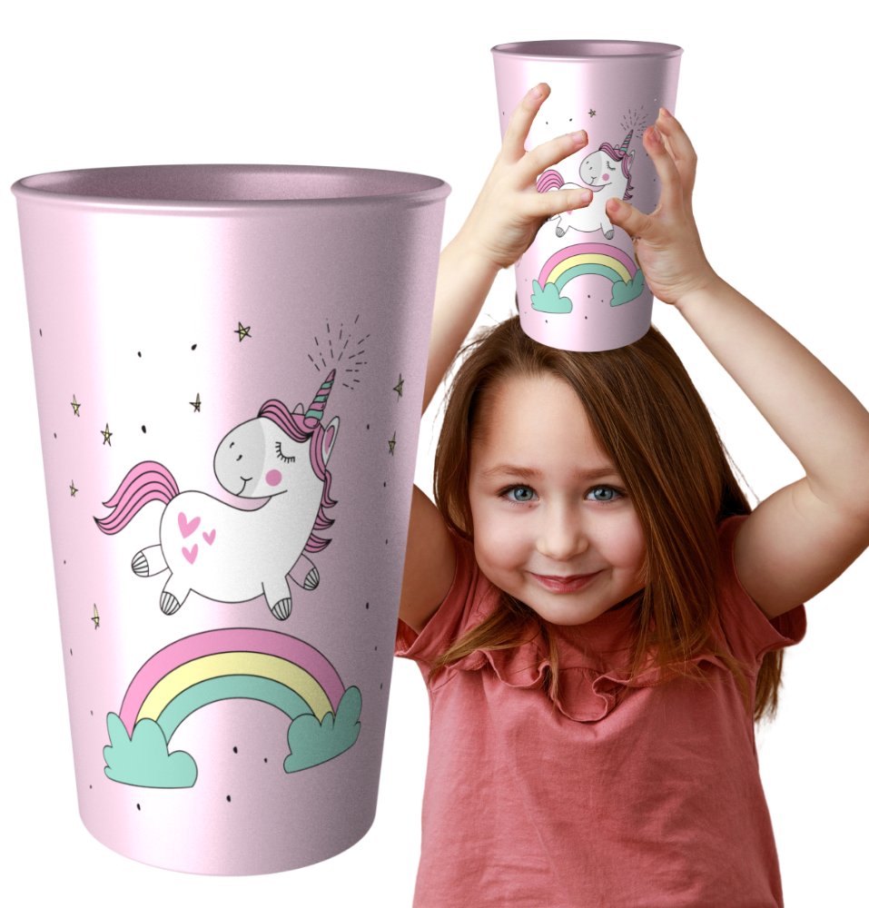 Kubek Plastikowy Jednorożec Dla Dziecka 250 Ml Kubki Plastikowe Dzieci