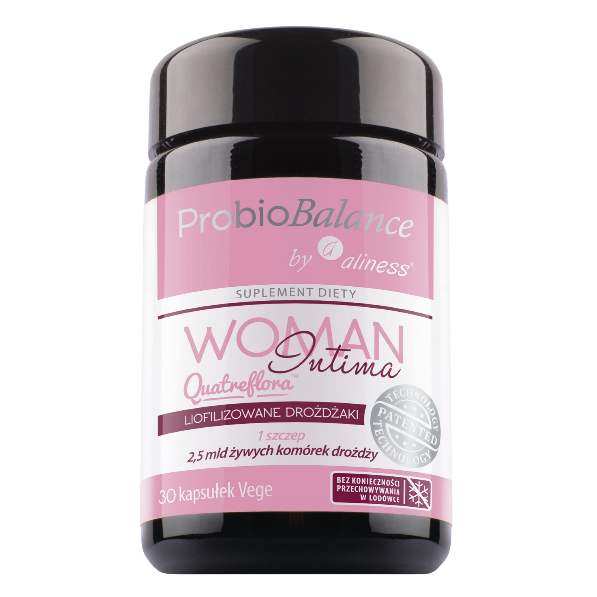 ProbioBALANCE, Woman Intima Quatreflora 2,5 mld x 30 vege caps.