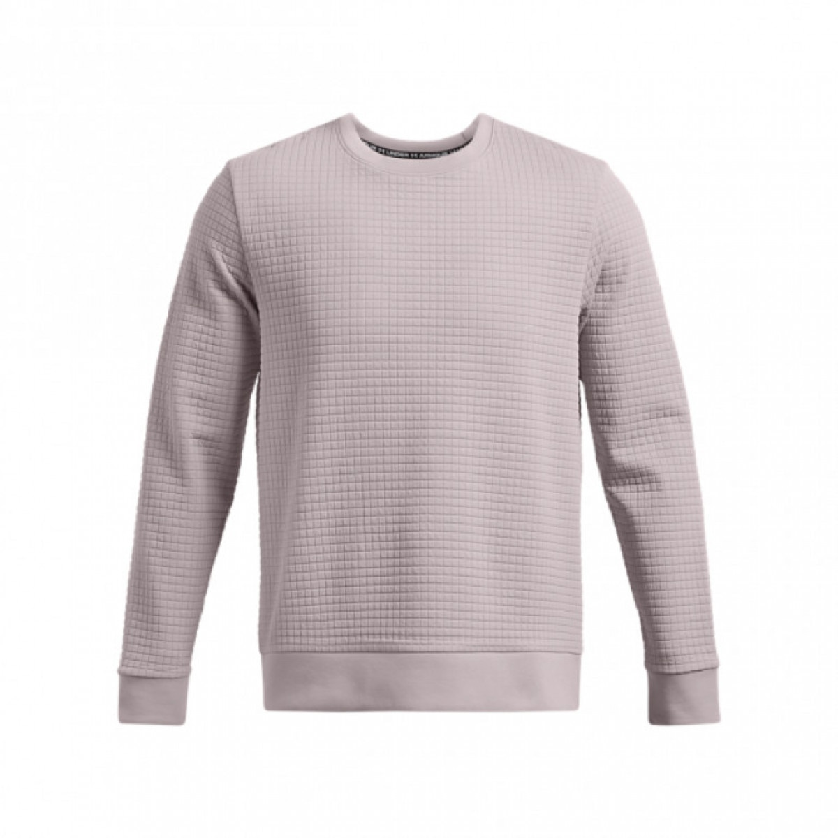 Męska bluza dresowa nierozpinana Under Armour UA Unstoppable Flc Txtr Crew - beżowa - UNDER ARMOUR