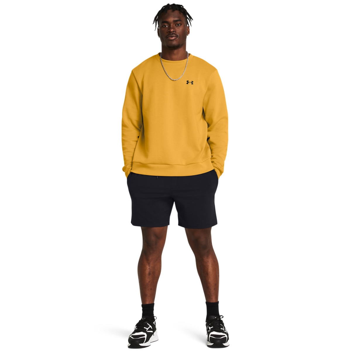 Męskie spodenki treningowe Under Armour UA Meridian Shorts - czarne - UNDER ARMOUR