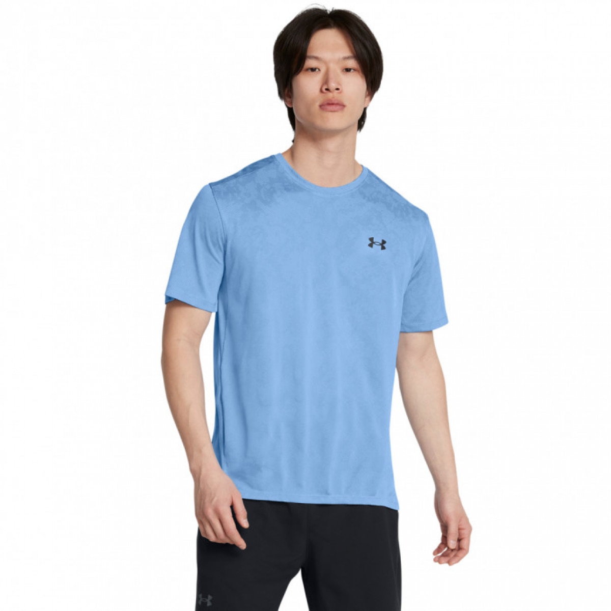 Męska koszulka treningowa Under Armour UA Tech Vent Geode SS - niebieska - UNDER ARMOUR