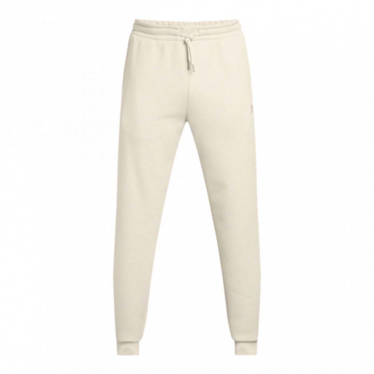 Męskie spodnie treningowe Under Armour UA Armour Fleece Pro Jogger - białe - UNDER ARMOUR