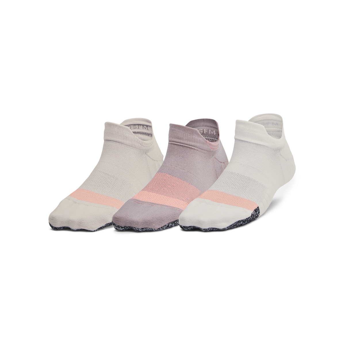 Damskie skarpetki treningowe (3-pack) Under Armour Womens UA Breathe 3pk Ns Tab - multikolor - UNDER ARMOUR