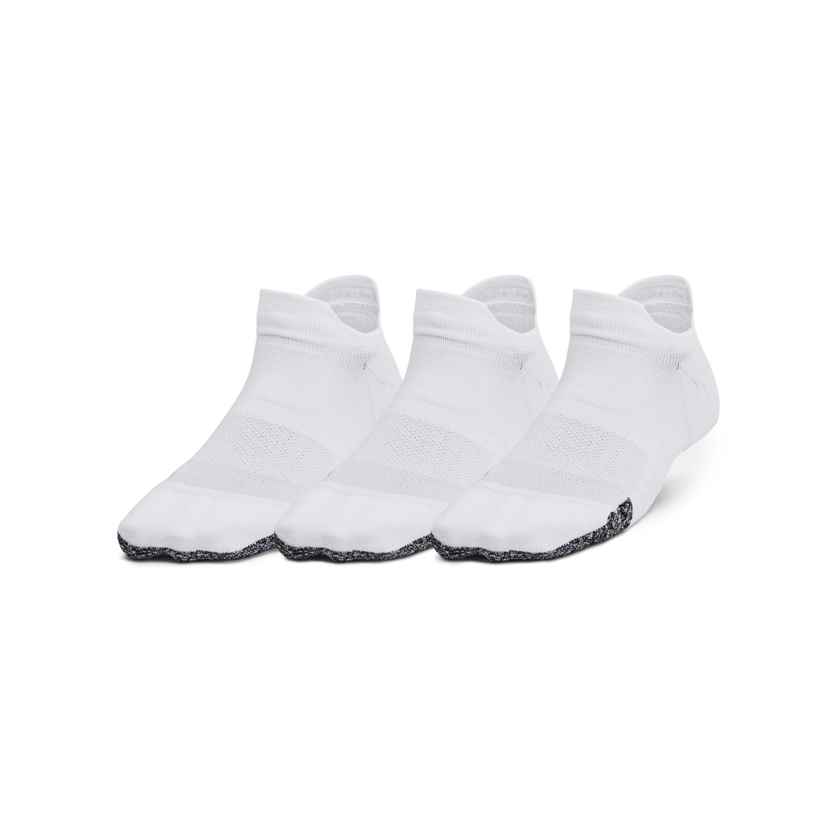 Damskie skarpetki treningowe (3-pack) Under Armour Womens UA Breathe 3pk Ns Tab - białe - UNDER ARMOUR