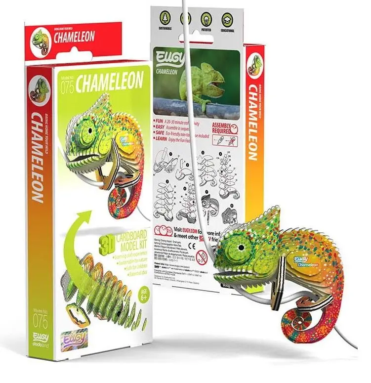 Kameleon Eugy. Eko Układanka 3D - Eugy