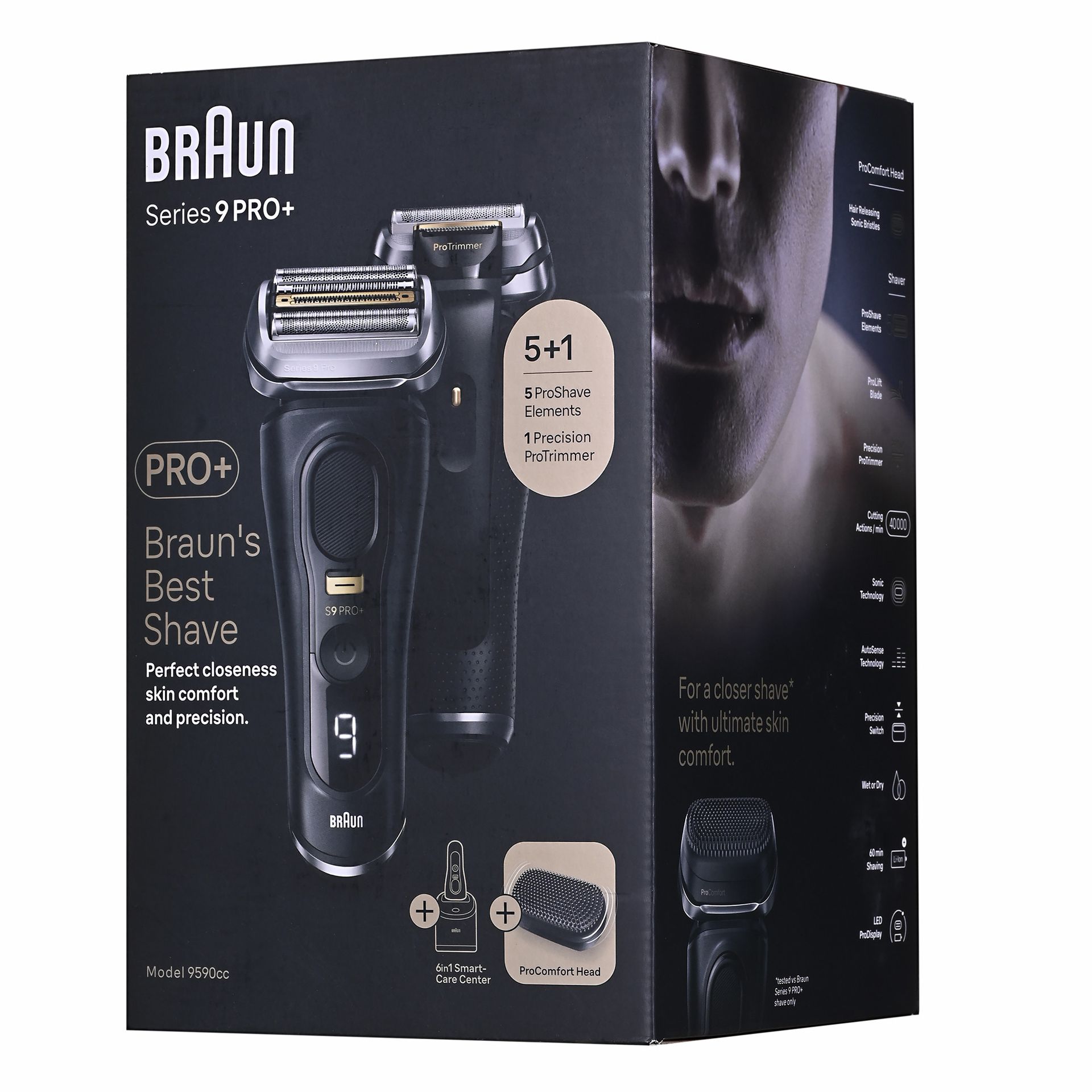Braun 9 PRO 9590CC + baza i nasadka Comfort